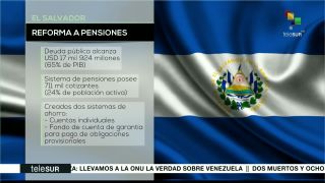 El Salvador reforma su sistema de pensiones