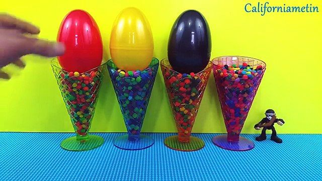 Play Doh Dippin Dots Surprise Eggs Spiderman Teletubbies The Pink Phanter Monkey D Luffy Mickey