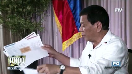 Duterte on Trillanes Singapore closed accounts, destab funds