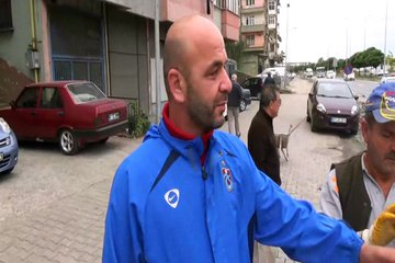 Takla attı... Karşı şeride geçip yan yattı...