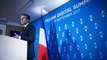Conférence de presse du Président de la République, Emmanuel Macron, lors du sommet du numérique à Tallinn, Estonie