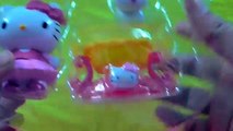 Unboxing Hello kitty pets wonderland Rock a bye bunny and swim around fishy