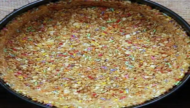 Receita de Cheesecake arco-íris