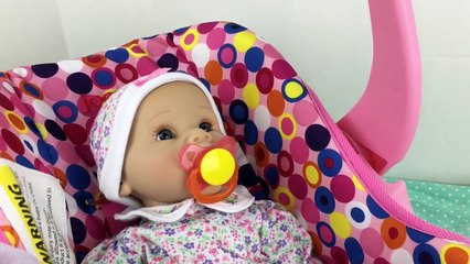 Middleton Newborn Baby Doll New Juice and Milk Bottles Bitty Baby Outfit Changing Joovy Car Seat