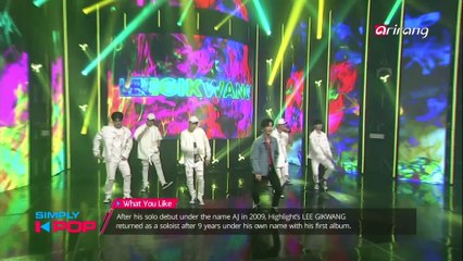 [Simply K-Pop] LEE GIKWANG(이기광) _ What You Like _ Ep.283 _ 092217