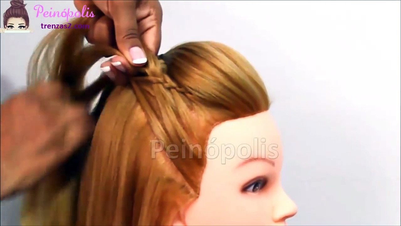 Peinados con Coletas - Semirecogidos con Trenzas Faciles para Cabello Largo y Fiestas