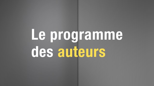 Foire du Livre de Francfort - Le programme des auteurs (1/6)