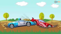 Полицейская МАШИНКА: смотреть мультики про машинки все серии подряд. На заправке