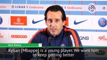 Emery seeking Mbappe position solution