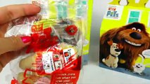 MCDONALDS The Secret Life Of Pets HAPPY MEAL TOYS Full Set 2016 with REAL LIVE GUINEA PIGS