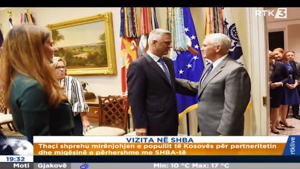 PRESIDENTI THAÇI NË SHBA