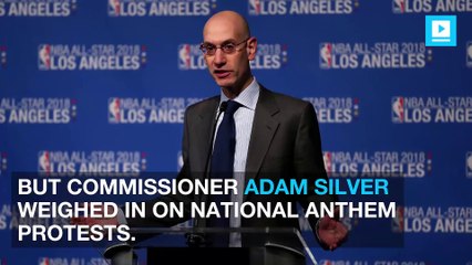 NBA's Adam Silver expects players to stand during anthem