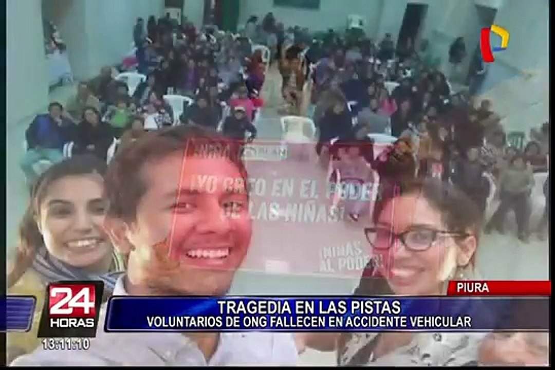 Piura: dos voluntarios de ONG fallecen en accidente de tránsito