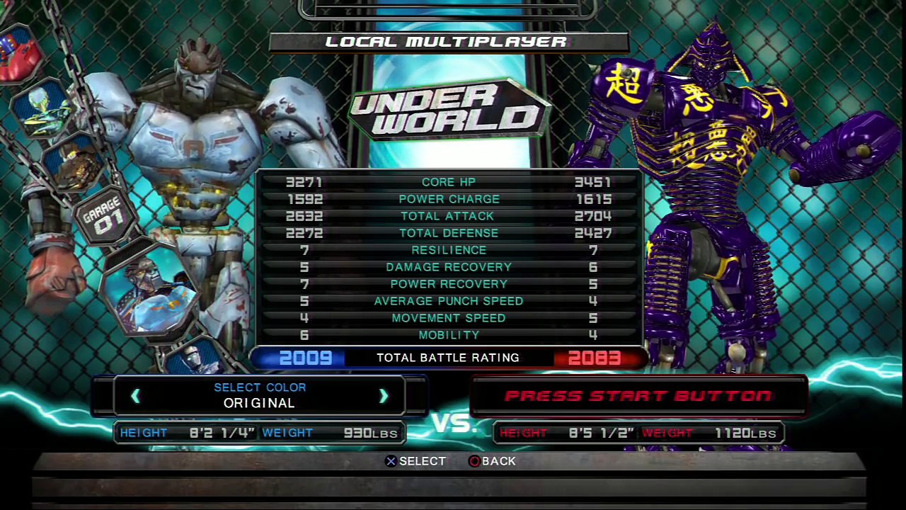 Real steel the video game xbox360/ps3(Ambush vs Noisy Boy)