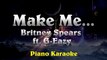 Britney Spears - Make Me ft. G-Eazy | Piano Karaoke Instrumental Lyrics Cover Sing Along