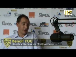 Interview Benoît YOU (Directeur Général ASEC Mimosas) - Radio JN