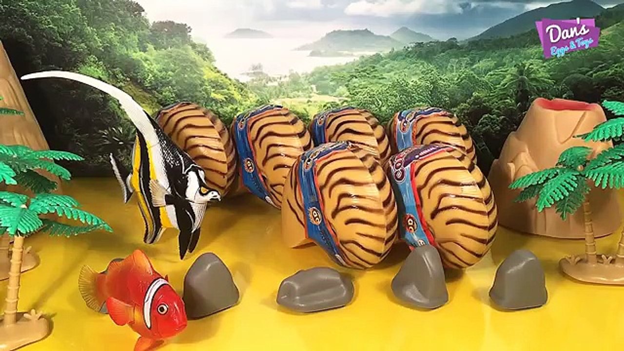 8 CORAL FISH ANIMALS SURPRISE 3D Puzzle Toys - Clown Fish Sea Horse Lion Fish Cow Fish Frog Fish