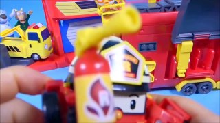 RoboCar Poli and SuperWings car toys fire truck police car airplane center