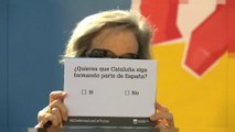 Madrid'te sembolik Katalonya referandumu