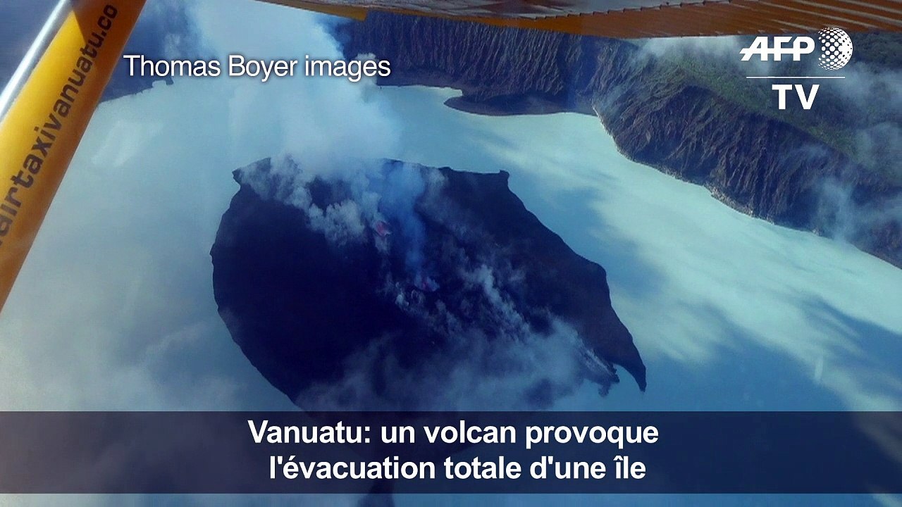 Vanuatu: un volcan provoque l'évacuation totale d'une île