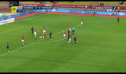 Souleymane Camara Goal - Monaco 1-1 Montpellier - 29-09-2017 HD