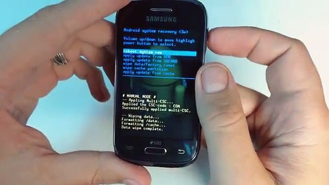 Samsung Galaxy Young Duos S6312 hard reset