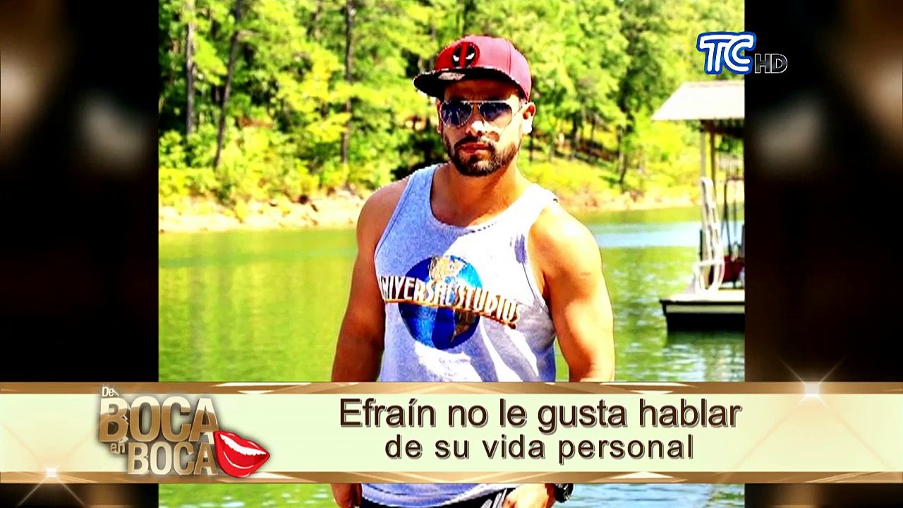 Efraín Ruales no le gusta hablar de su vida personal