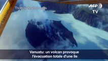 Vanuatu: un volcan provoque l'évacuation totale d'une île