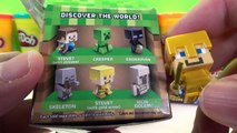 Minecraft Grass Series 1 Blind Box Mini Figures Unboxing and PlayDoh Surprise Egg Toy Opening