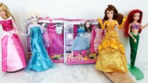 Disney prenses Belle Ariel Uyuyan Güzel Aurora Elsa elbisesi Barbie bebek giysileri