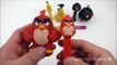 2016 McDONALDS THE ANGRY BIRDS MOVIE HAPPY MEAL TOYS VS 3 PEZ CANDY DISPENSERS ACTION BIRD CODES