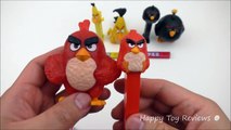 2016 McDONALDS THE ANGRY BIRDS MOVIE HAPPY MEAL TOYS VS 3 PEZ CANDY DISPENSERS ACTION BIRD CODES