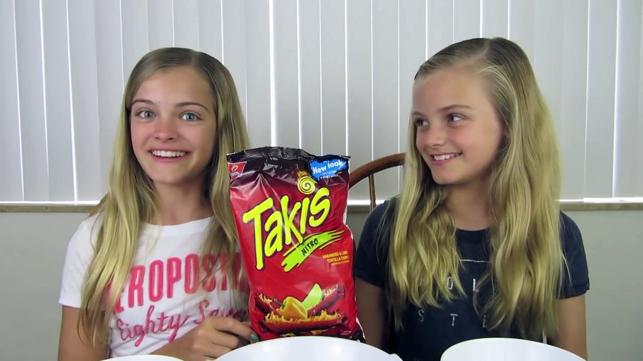 Flamin Hot Cheetos & Takis Challenge ~ Jacy and Kacy