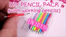 DIY miniature Colored Pencils [really work] ~ DIY Doll Pencils