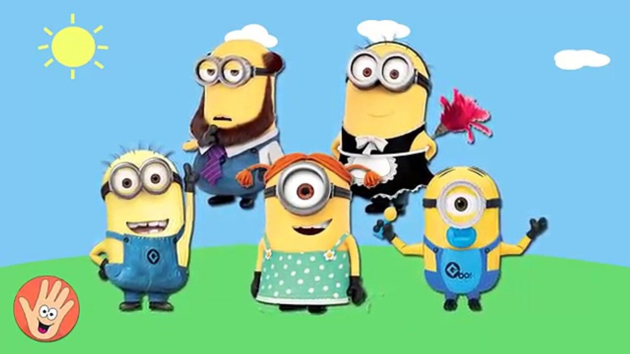 Minions FINGER FAMILY Song with Lyrics | Nursery Rhymes Minion Edition For Baby Video