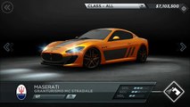 ALL CARS - Need For Speed Most Wanted iOS