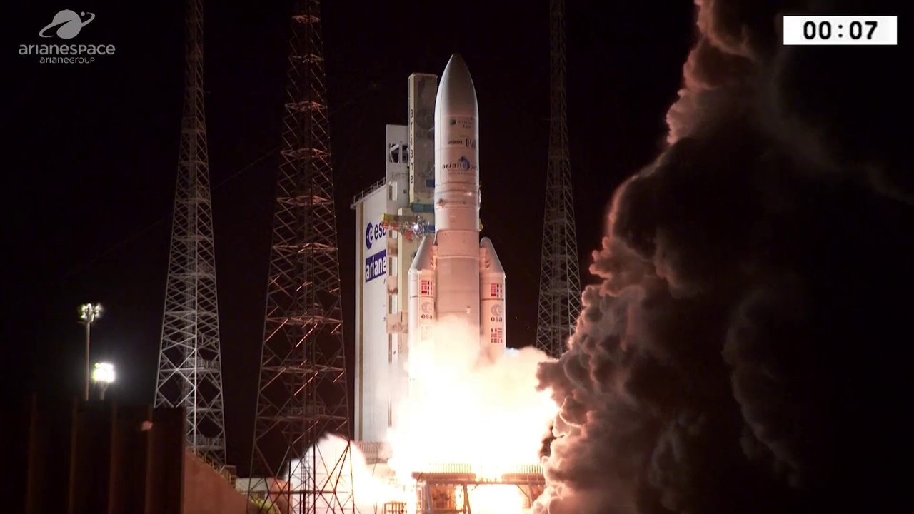 Décollage d'Ariane 5 VA239 (29/09/17)