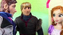Disney Frozen Series Prince Hans Princess Anna Horse Stables Kristoff Queen Part 13 Barbie Dolls