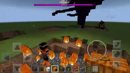 What Happens When You Spawn the Wither Storm & End King Boss in Minecraft PE?
