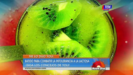 Batido para combatir la intolerancia a la lactosa
