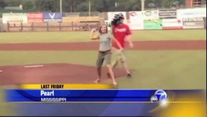 U.S. Soldier Surprises Wife at Baseball Game