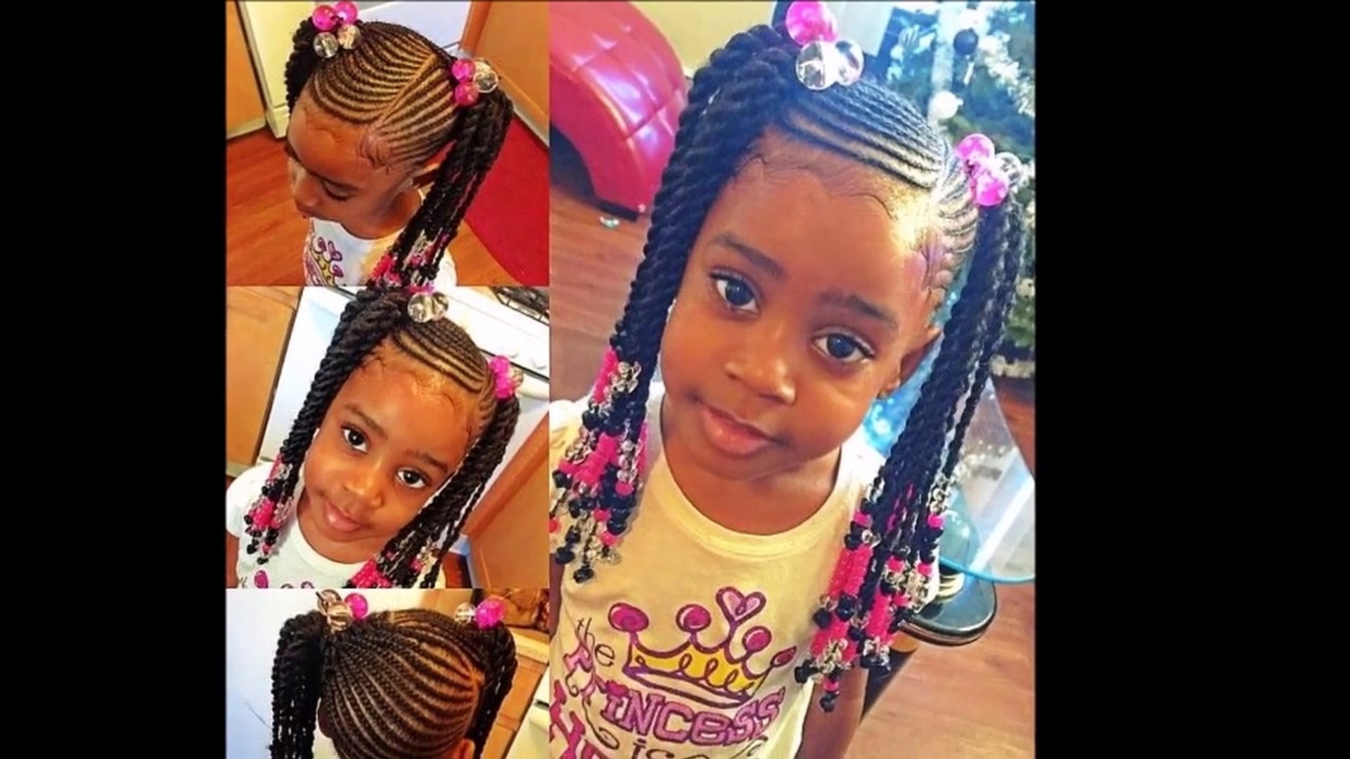 Little girl sale hairstyle with beads