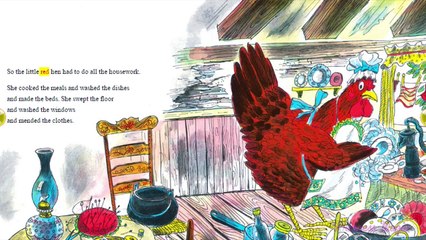 ♡ The Little Red Hen - Great Educational Storybook For Little Children English