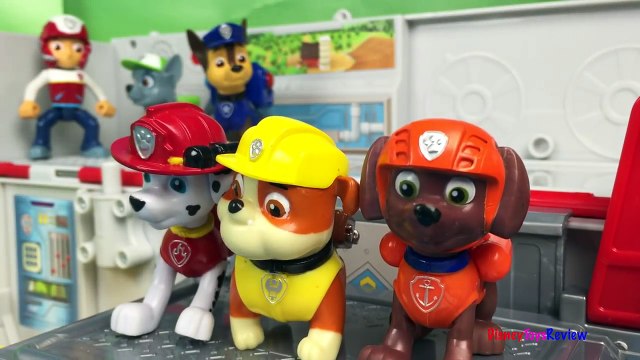 Paw Patrol - Paw Patroller Truck with Dinosaur & Playdoh Chase Zuma Rockey Patrulla De Cachorros