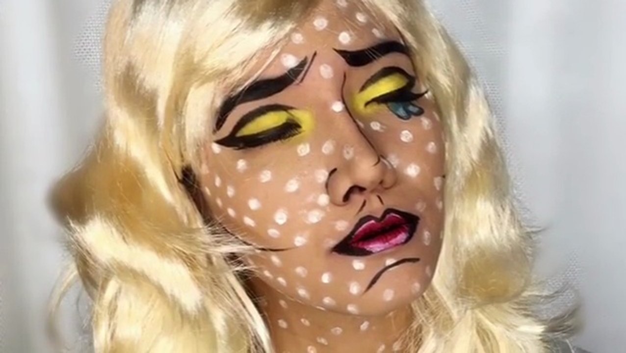 Makeup by Luis Vecina - Pop Art makeup