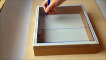 DIY How to make a cardboard drawer organizer HD (corrugated cardboard furniture)