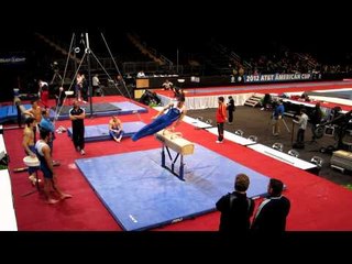 Chris Brooks - Pommel Horse - 2012 AT&T American Cup Podium Training