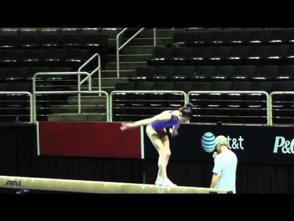 Kyla Ross - Balance Beam - 2012 U.S. Olympic Trials Podium Training