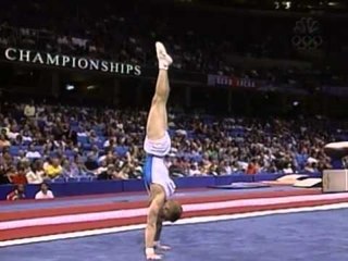 Guard Young - Floor Exercise - 2002 U.S Gymnasitcs Championships - Men - Day 2