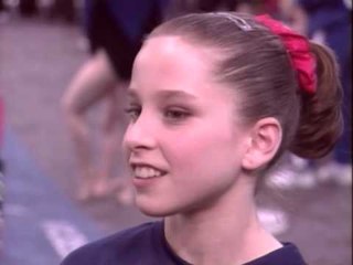 Carly Patterson - Interview - 2001 Pontiac American Team Cup - Women